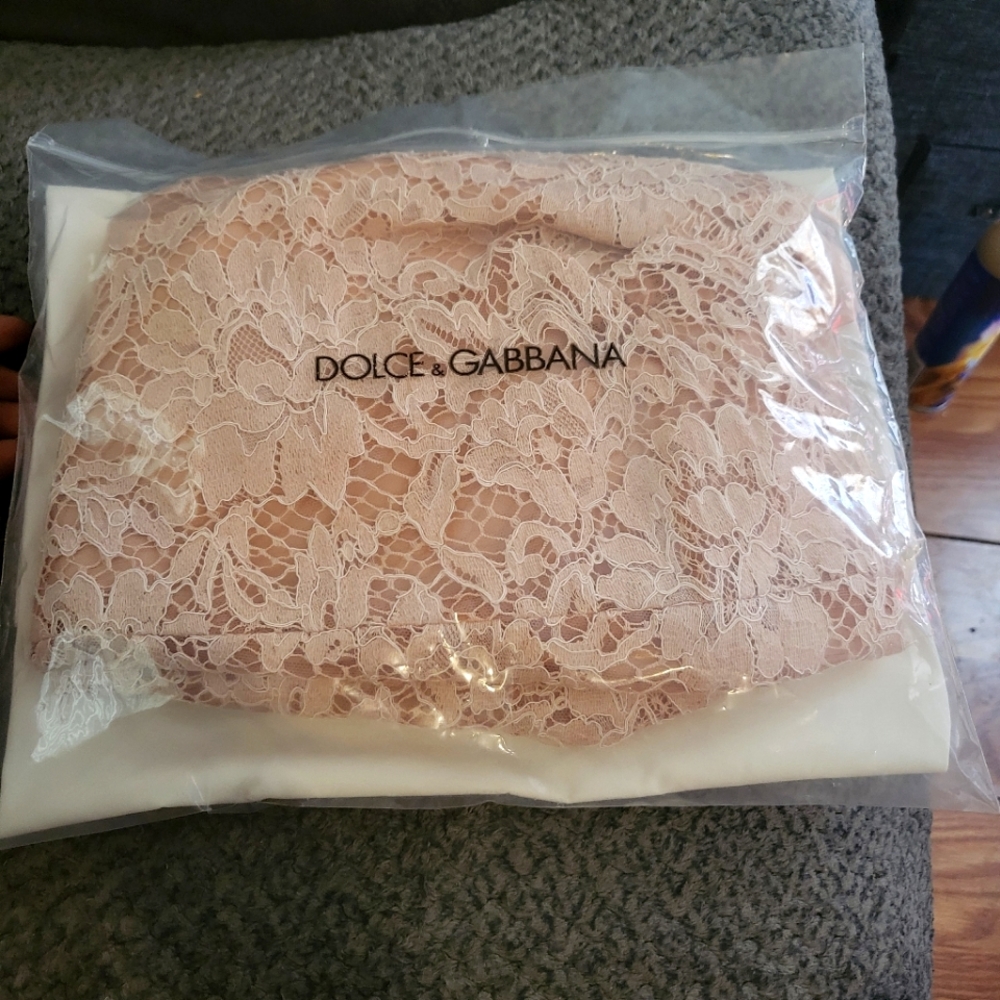 DOLCE AND GABBANA PALE PINK DRESS BRAND NEW